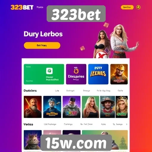 Interface do usuário do site 323bet é amigável
